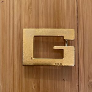 Gucci Gold Square G Belt Buckle